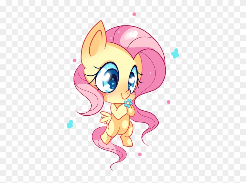Ipun, Chibi, Fluttershy, Heart Eyes, Safe, Simple Background, - Transparent Background Animated Gif #1058245