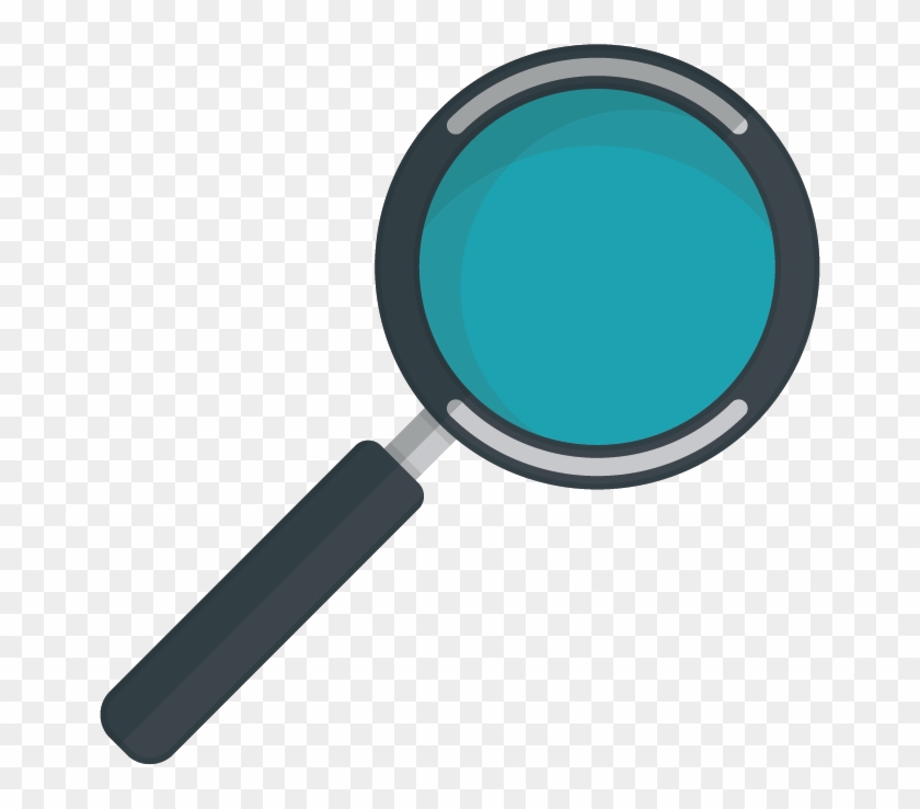 Ppt Magnifying Element Vector Painted Material - Cartoon #1058460
