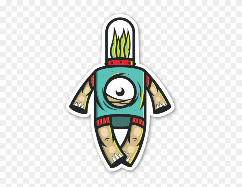 Danger Brain Homer Head Sticker - Danger Brain Homer Head Sticker #1059209