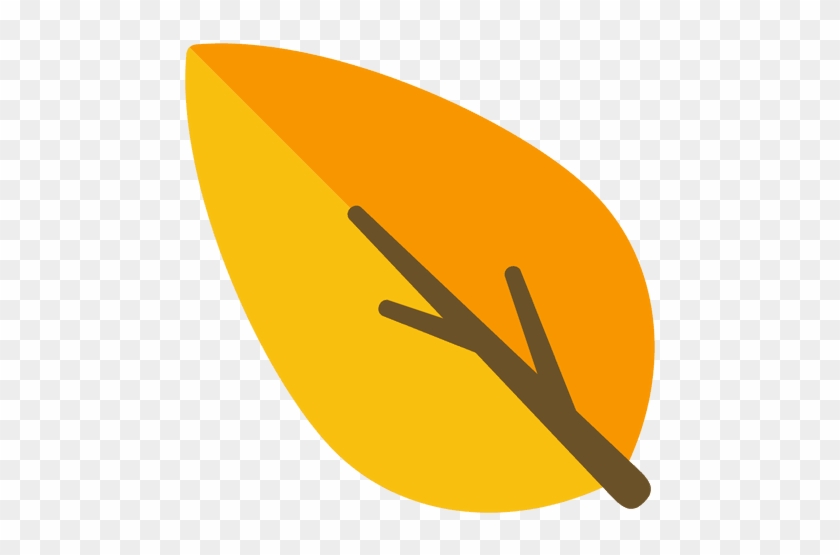 Orange Leaf Illustration Transparent Png - Orange #1060272
