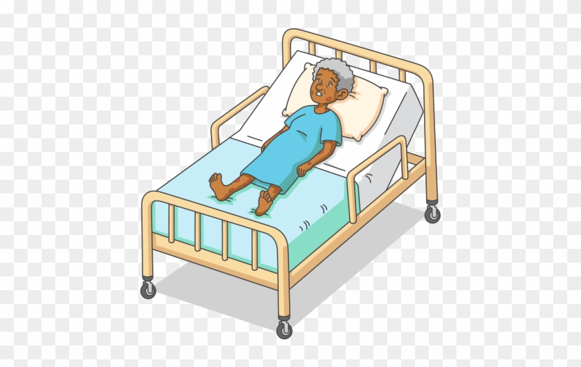Dangerous - Dyspnea Clipart Hospital Bed #1060314