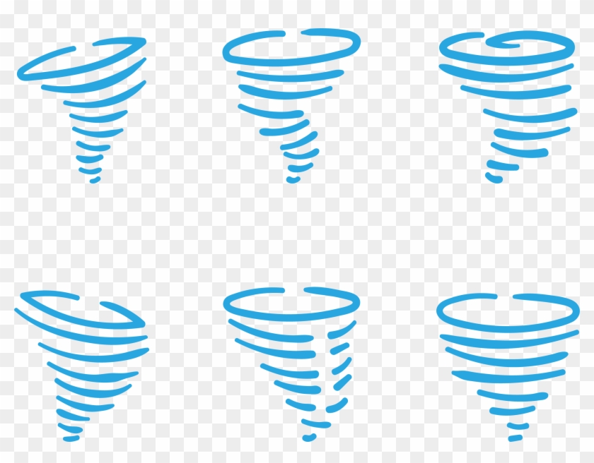 The Tap Dot Arcader Tornado Euclidean Vector Clip Art - Remolino Vector #1061095
