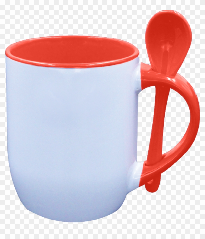 Custom 11 Oz. Sublimation Spoon Mug, 3.2" W X 4.1" #1061293