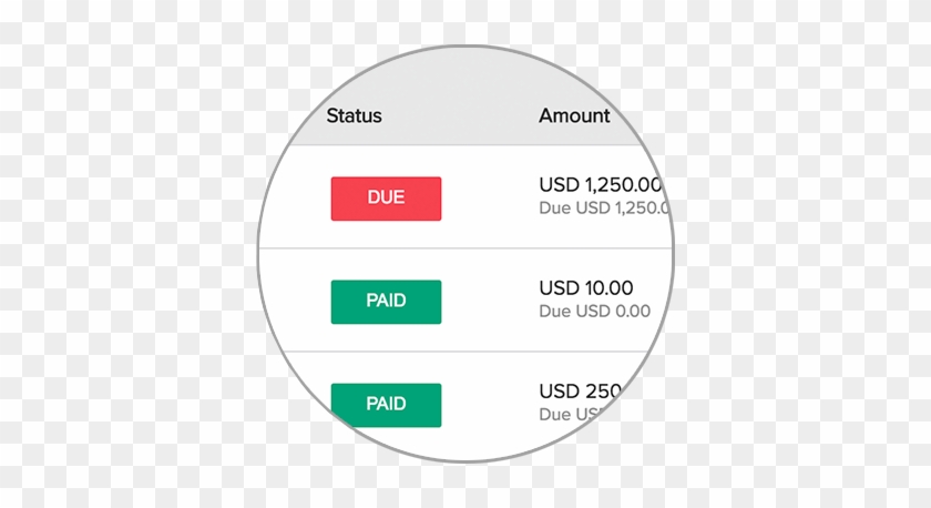Invoicing - Circle #1061400