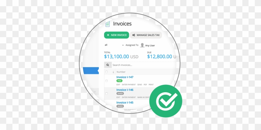 Generate Invoices In 1 Click - Screenshot #1061403