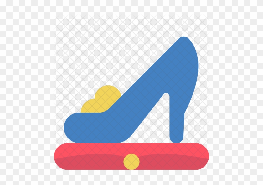Princess Shoe Icon - Clip Art #1061492