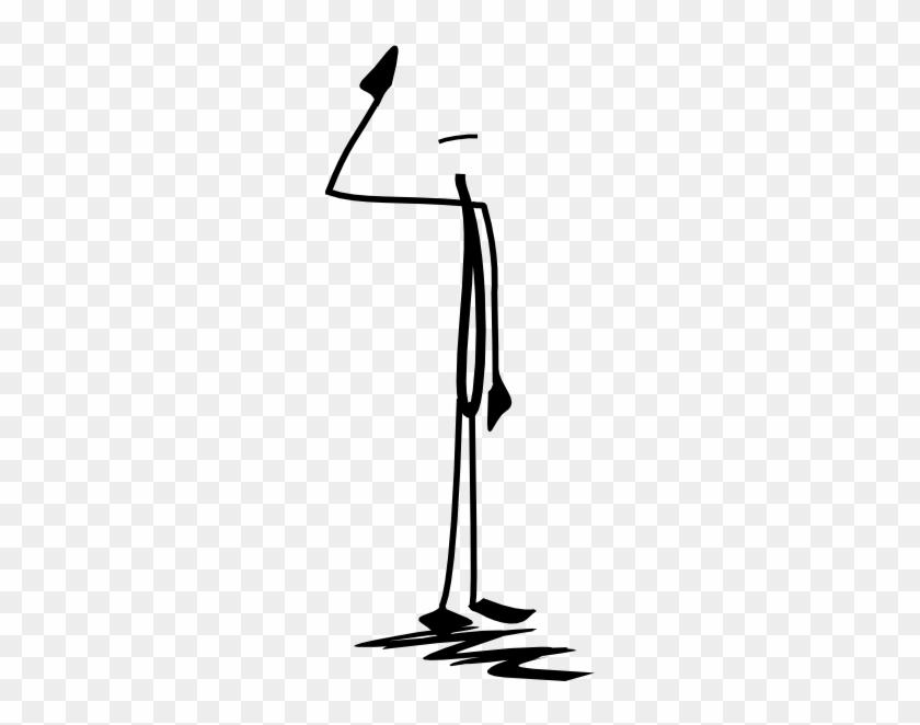 Stick Figure Cartoon Thinking #1061511