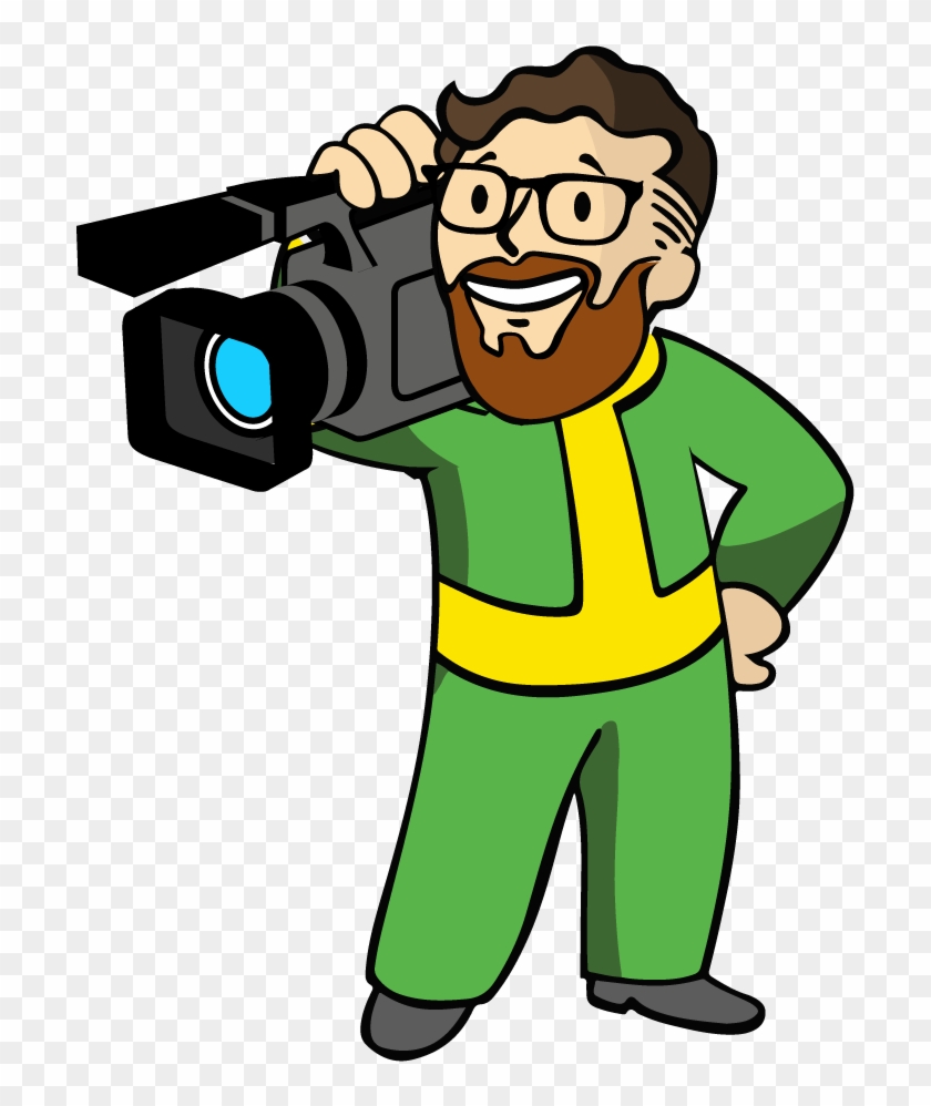 My Vault Boy Camera Man - Camera Man Cartoon Png #1061614