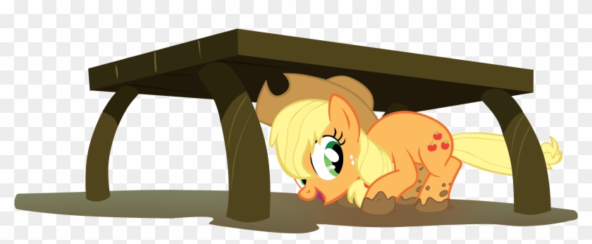 Under The Table Clipart Under The Table Clipart Dogunder - Cartoon #1061749