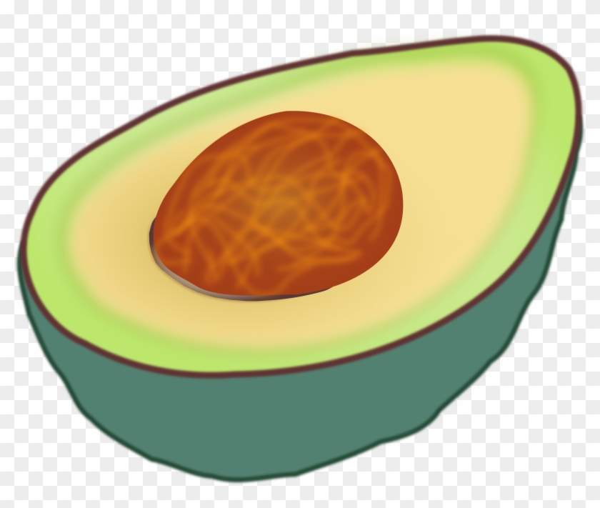 Avocado Clipart Transparent - Avocado Clip Art #1061797