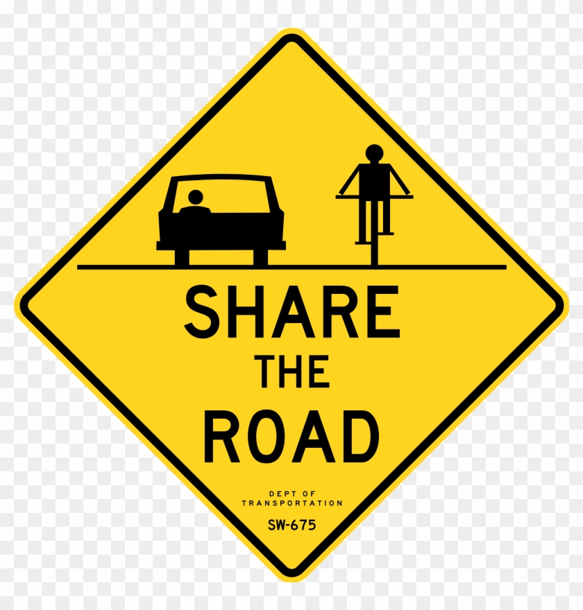 Open - Road Work Ahead Sign #1062233