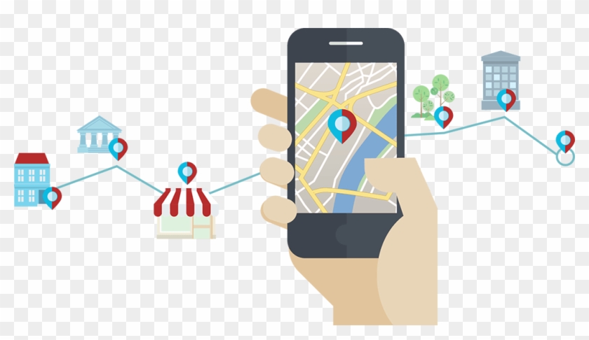 Set Of Flat Design Concepts For Mobile Gps Navi - Search Engine Optimization #1062599