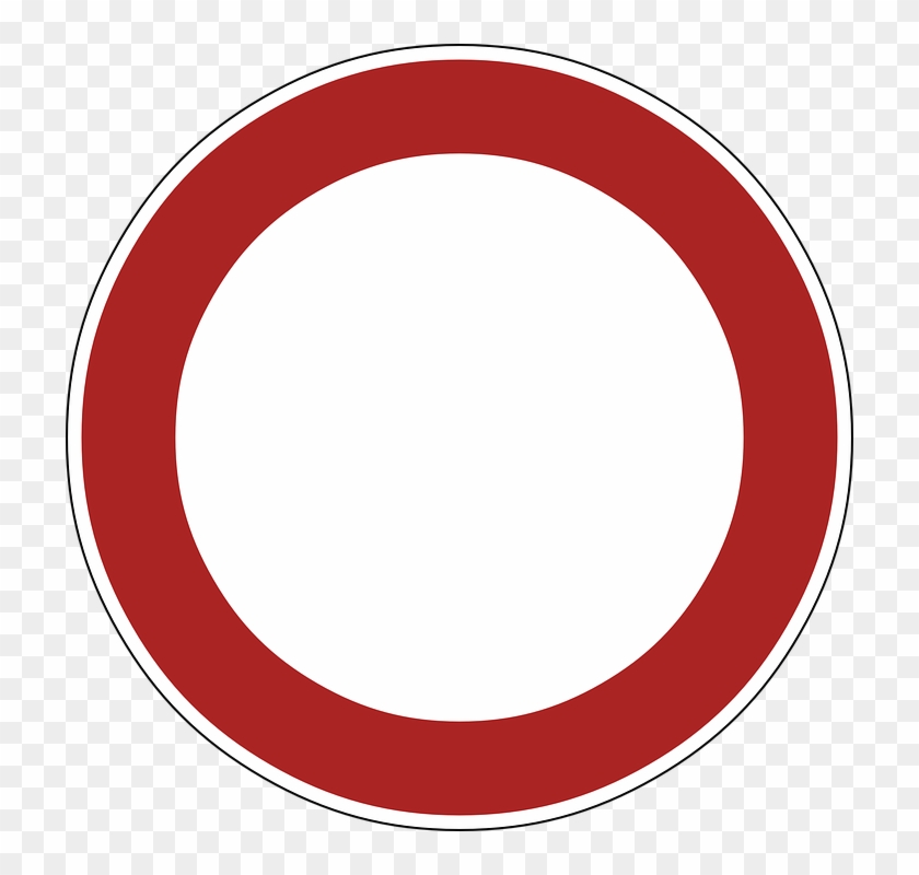 Prohibited Sign 5, Buy Clip Art - Circle Logo Template Png #1062741