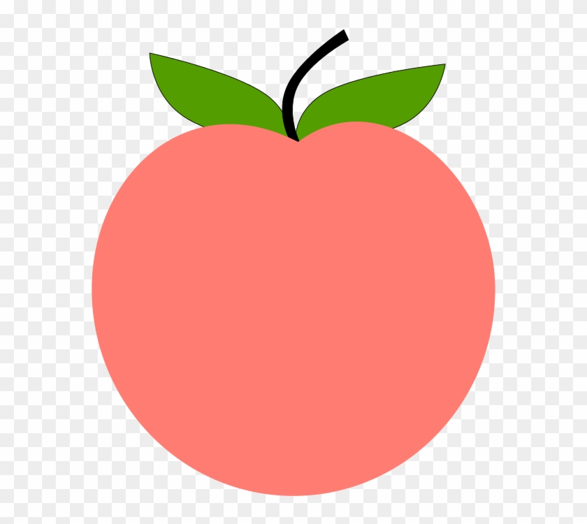 Peach Clipart Transparent - Peach Svg #1062756