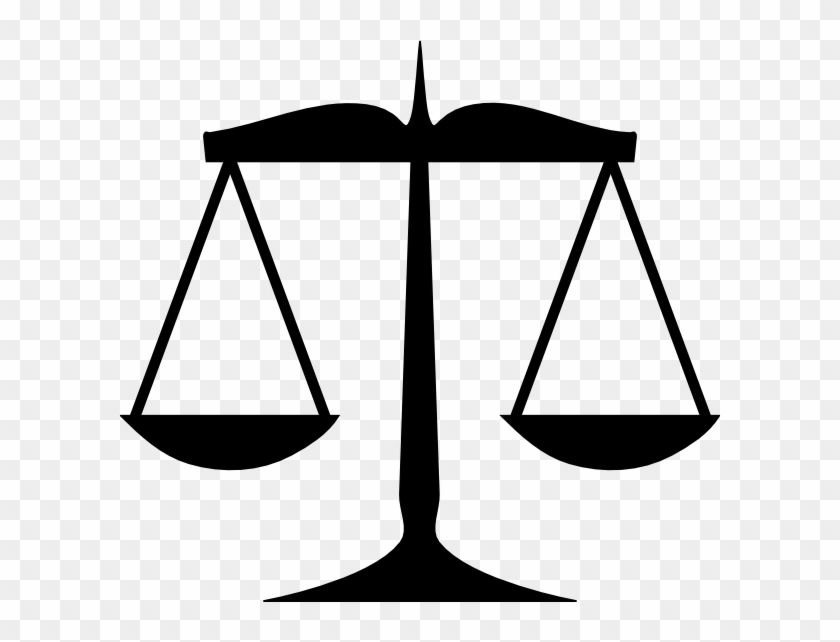 Scales Of Justice 3 Clip Art At Clker Com Vector Clip - Scales Of Justice Clip Art #1063163