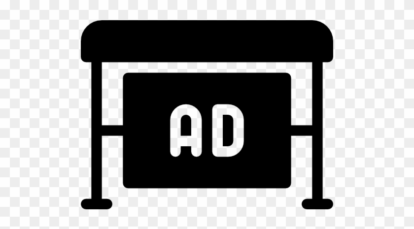 Bus Stop Free Icon - Advertising Bus Stop Icon #1063421