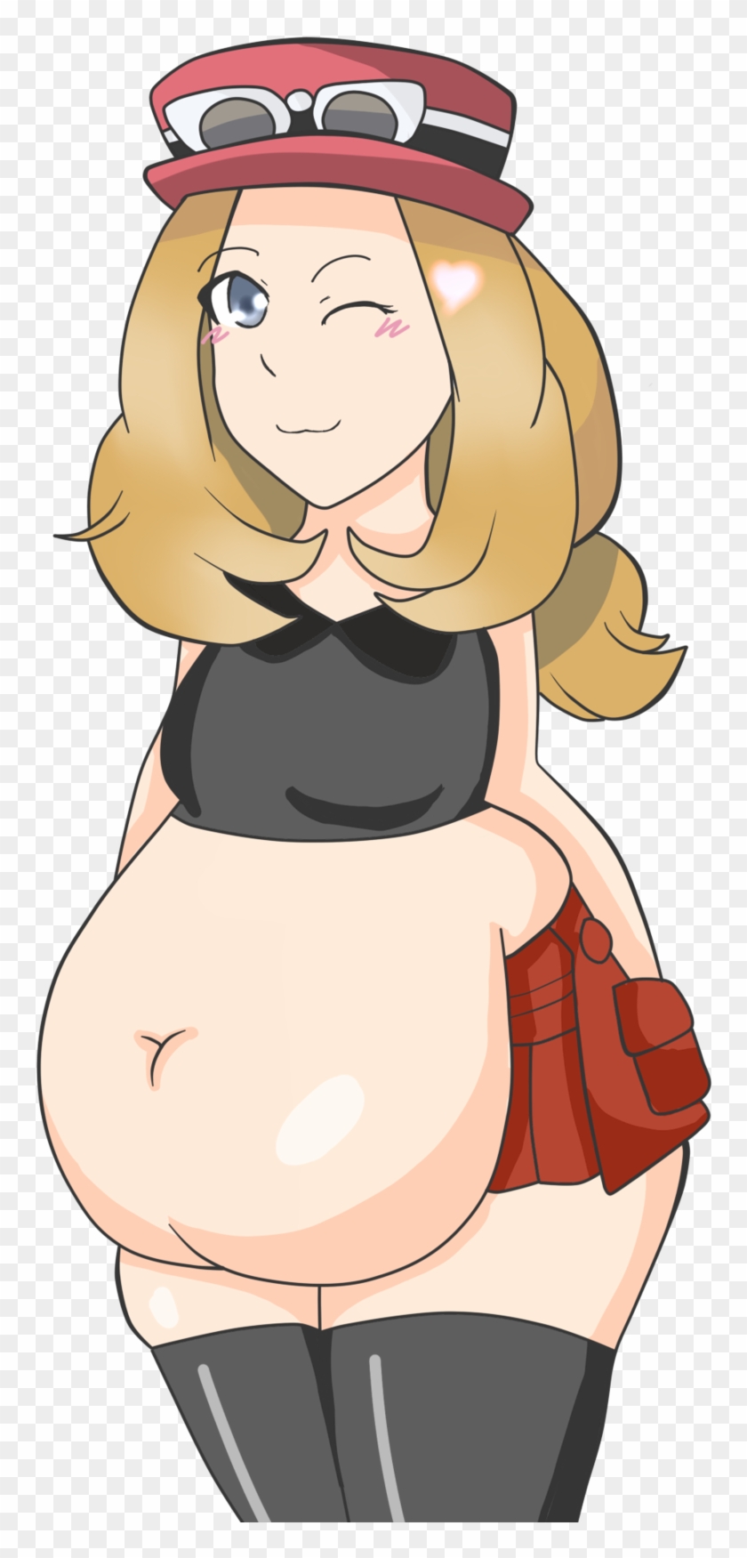 Serena By Pinkforsythia Pokebellies - Cartoon #1063786