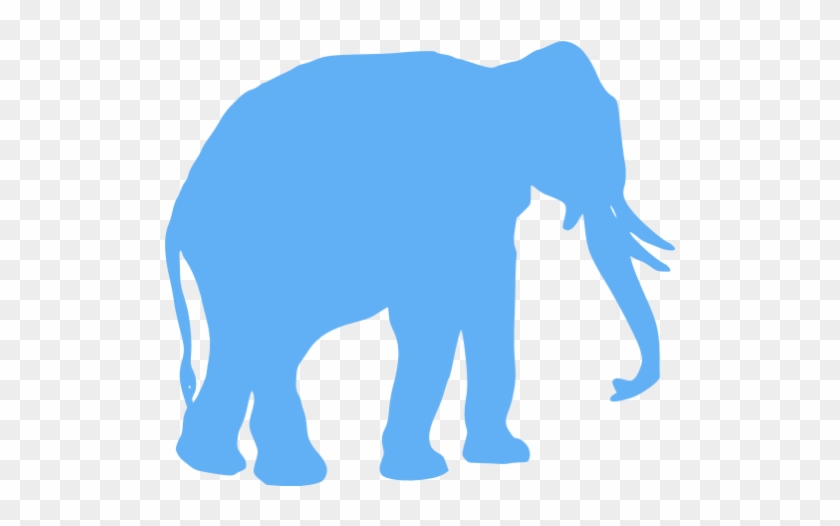 Tropical Blue Elephant Icon - Elephant Icon File Png #182533