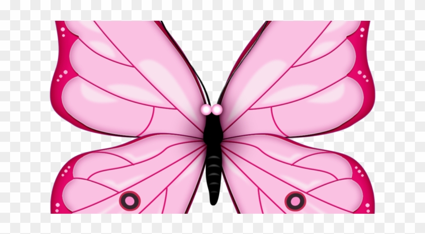 Butterfly Clipart Vector - Pink Butterfly Clip Art #182761