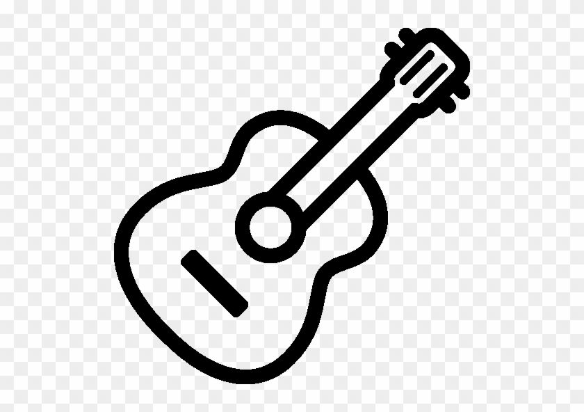 Guitar Outline Icon - Guitar Icon Png #182787