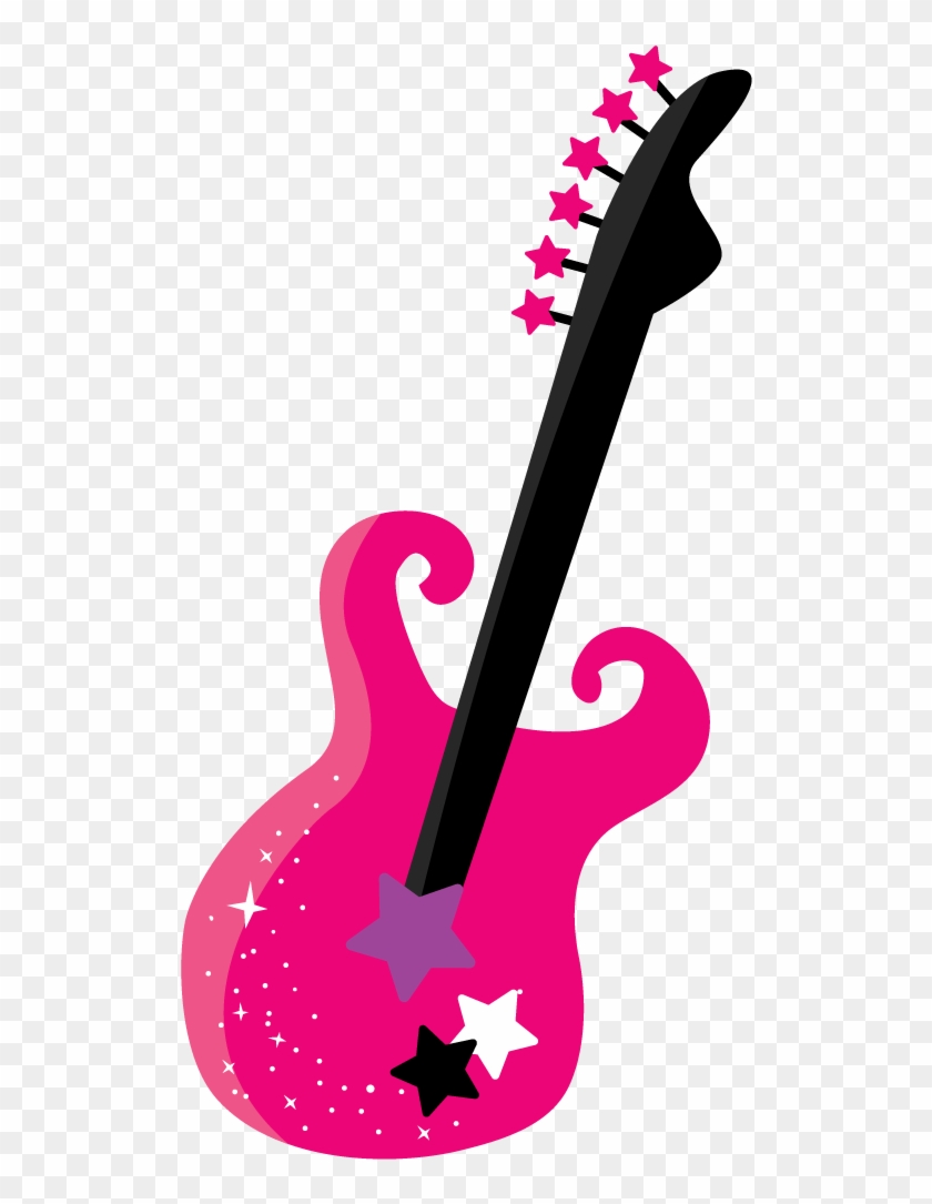 80s Rock - Rock Star Guitar Clip Art #182841