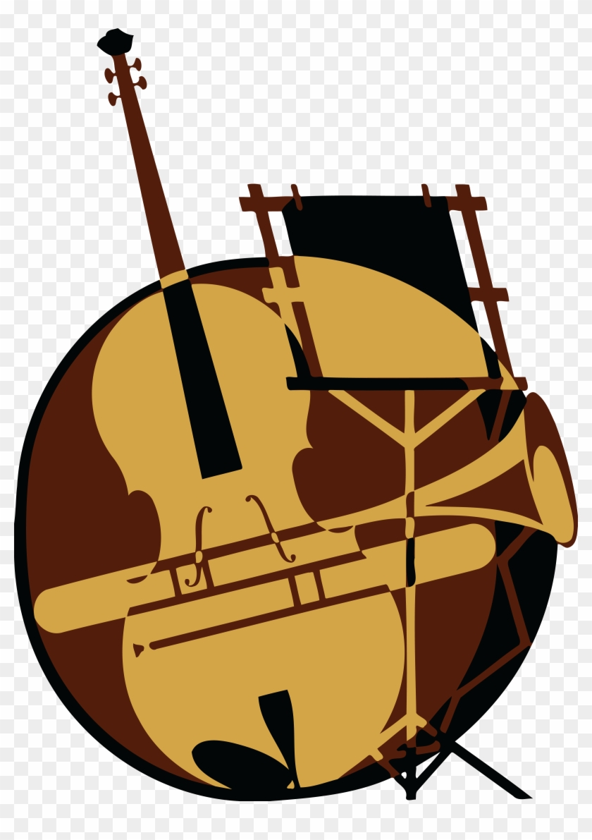 Free Clipart Of A Design Of Instruments - Design Music Instruments Png #182989