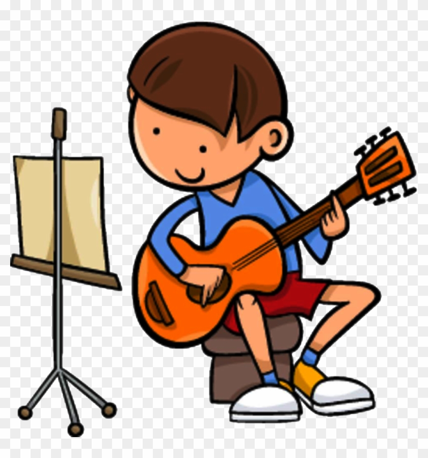 Guitarist Clip Art - Playing Guitar Cartoon #183054