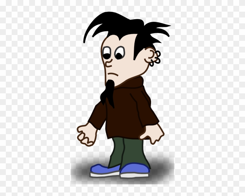 Clip Art Emo - Comic Cartoon Character Human #183150