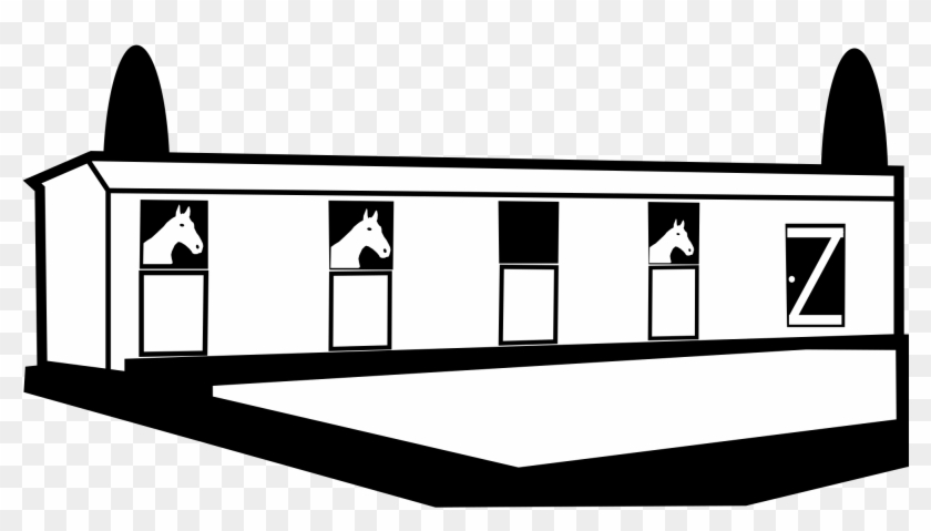 Horse Stable Barn Clip Art - Clip Art Stable Horse #183558