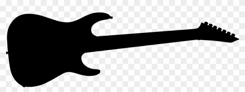 Guitar Silhouette - Guitarra De Rock Silueta #183686