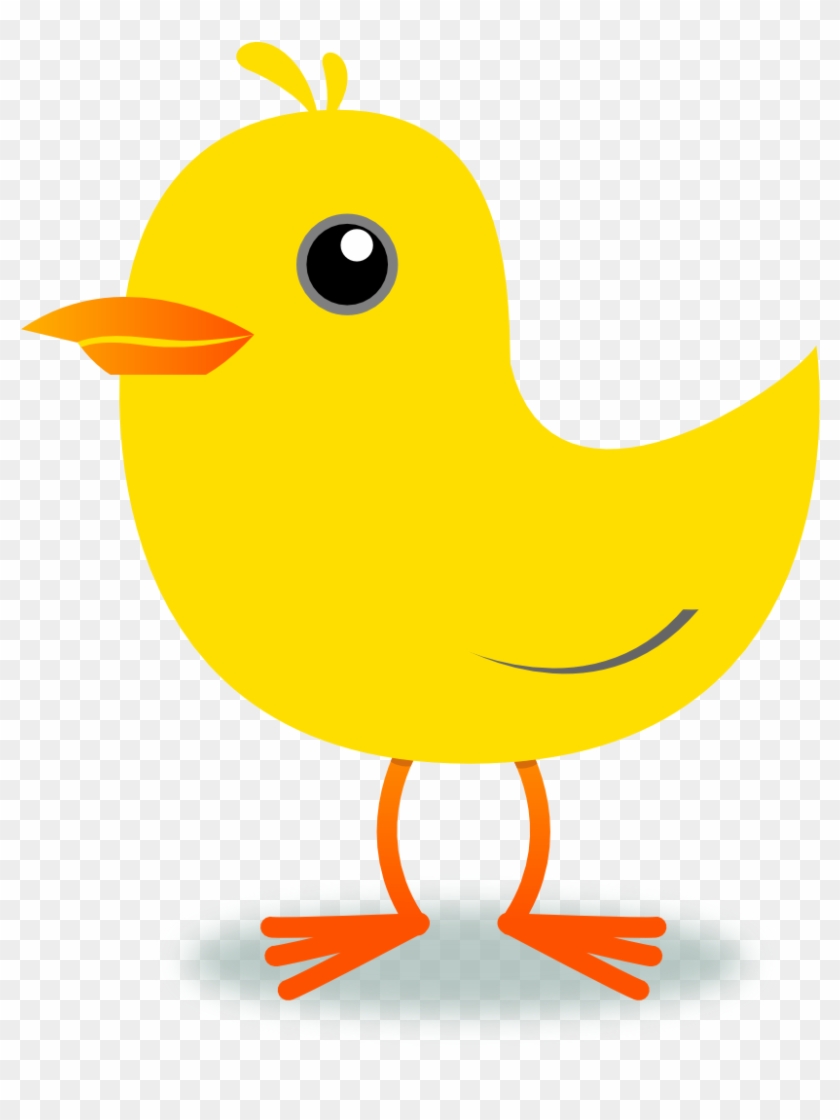 Clipart Yellow Bird Brds Pencil And In Color - Yellow Bird Clipart #184100