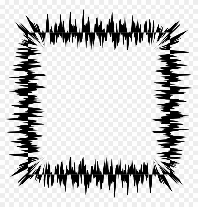 Sound Wave Frame - Portable Network Graphics #184478