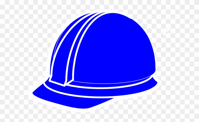 White Hard Hat Svg Clip Arts 600 X 434 Px - Blue Hard Hat Vector #184569