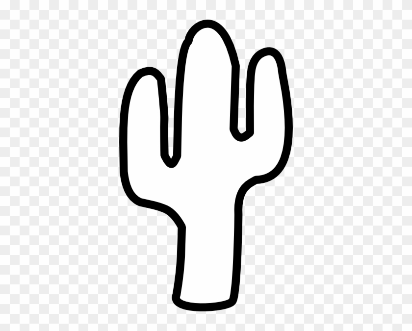 Outline Of A Cactus #184889