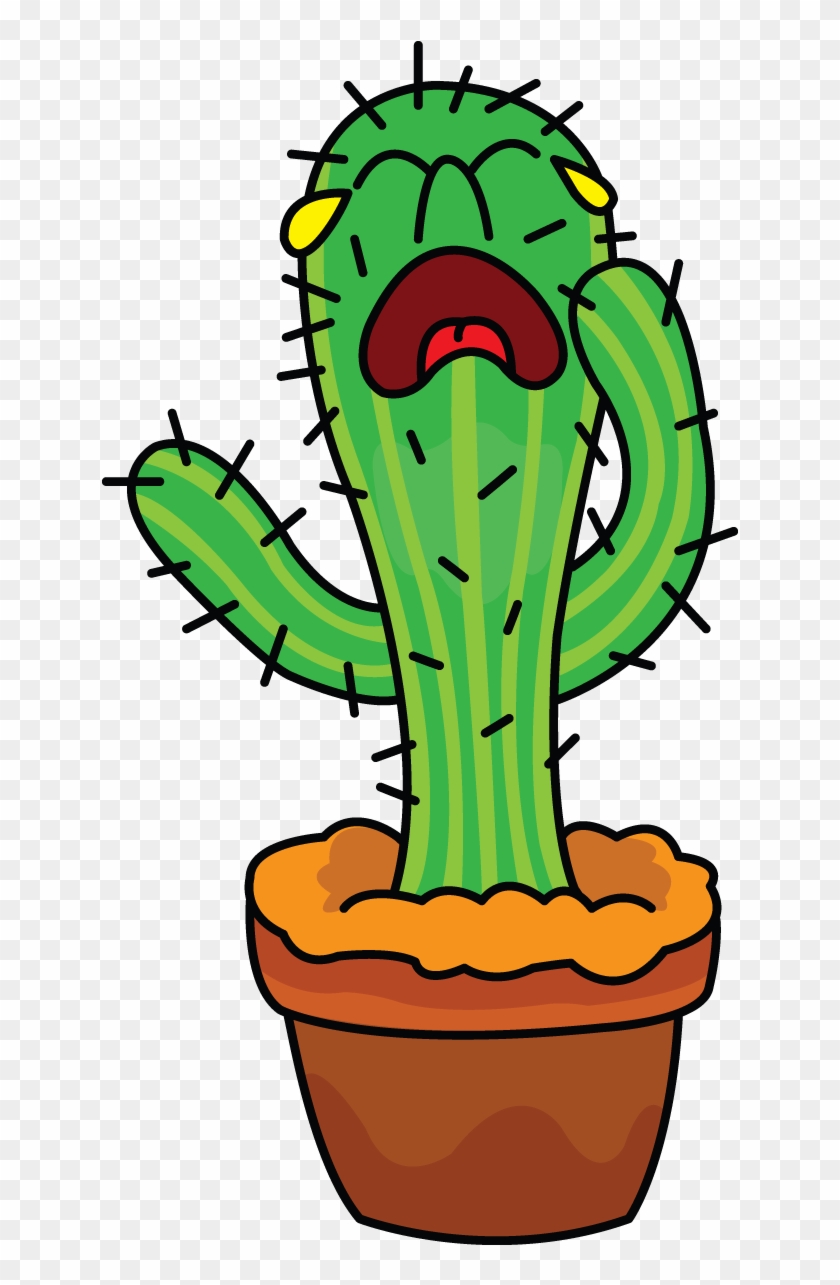 Did You Know That The Lifespan Of A Cactus Plant Can - Draw A Cactus Easy #185123