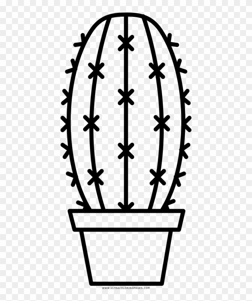 Cactus Coloring Page Ultra Pages Book Cute Saguaro - Black And White Cactus Clip Art #185411