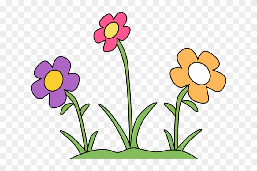 Gardening Clipart Border - Flowers In A Garden Clipart #185483