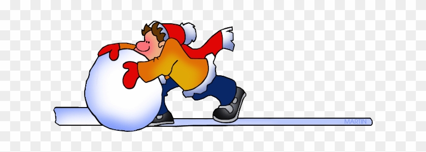 Free Seasons Clip Art By Phillip Martin, Snowball - Tabcontrol Wpf Plus Button #185799