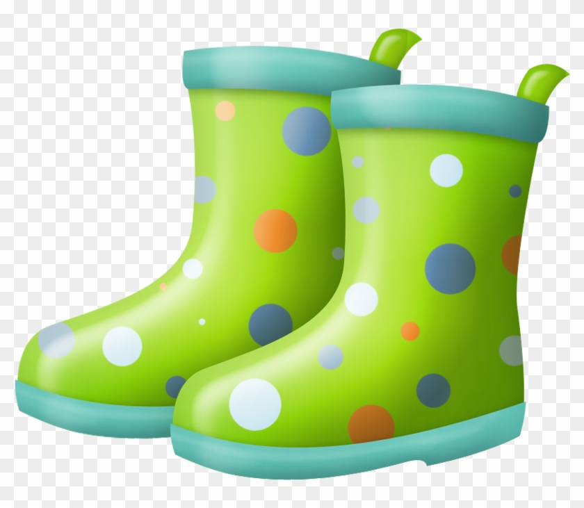 Shoe Clipart Rainy - Red Rain Boots Clipart #185997