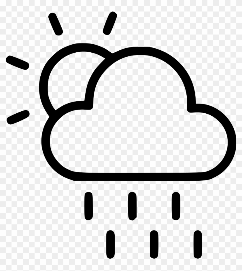Weather Thunder Cloud Partlysun Cloudy Rain Comments - Cloud #186020
