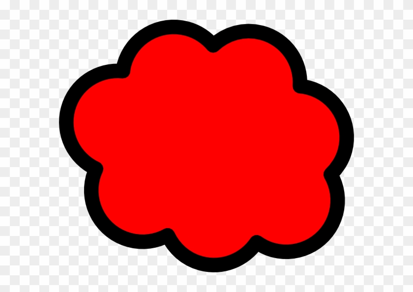 Red Cloud Clip Art - Clip Art #186045