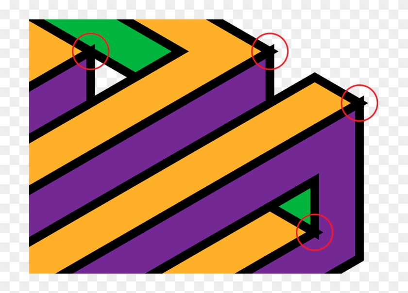 Sadly Mitered Corners In Illustrator - Illustrator #1064005