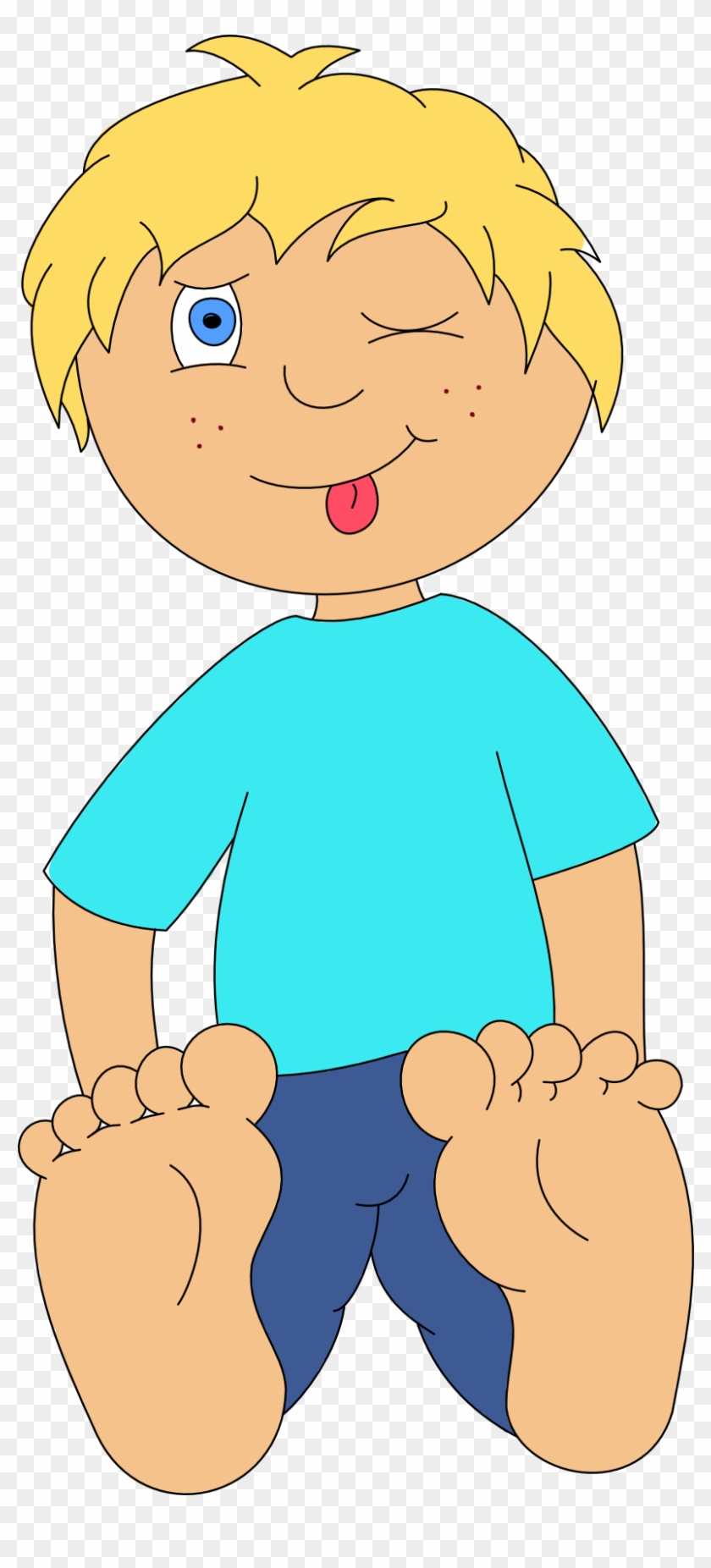 Cute Cartoon Boy Feet By Skippy1989 - Cartoon #1064438