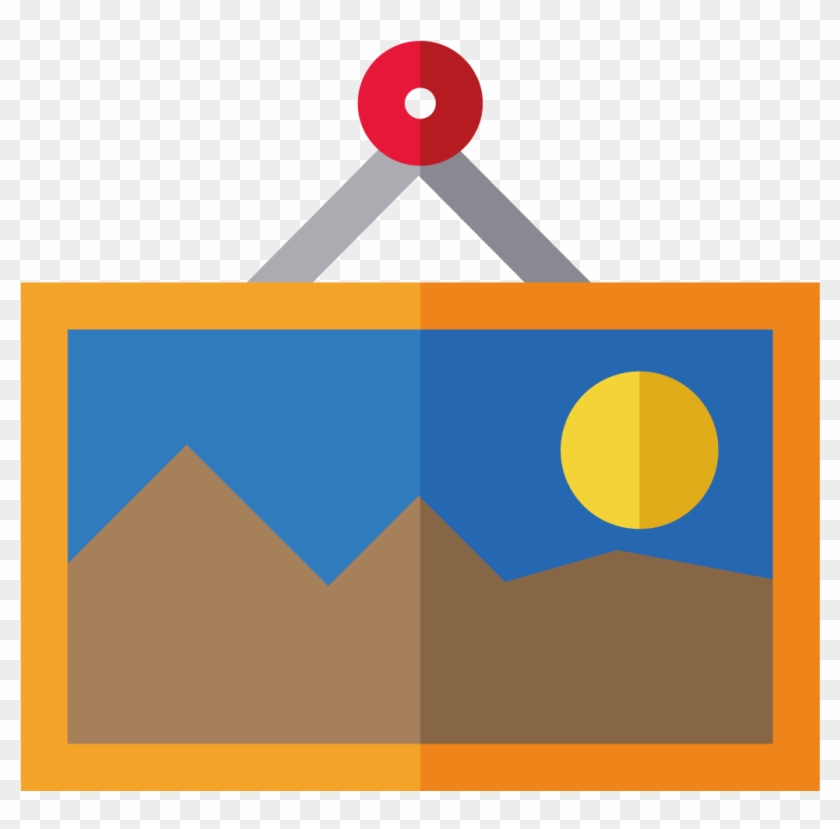 Picture Frame Flat Design - Flat Design #1064567