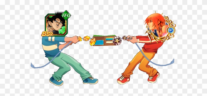 Khux[khux] As Someone Who Plays Both Glb Khuχ And Glb - Tug Of War Cartoon #1064606