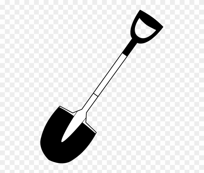 Shovel Clipart Black And White - Shovel Clipart Black And White #1065544