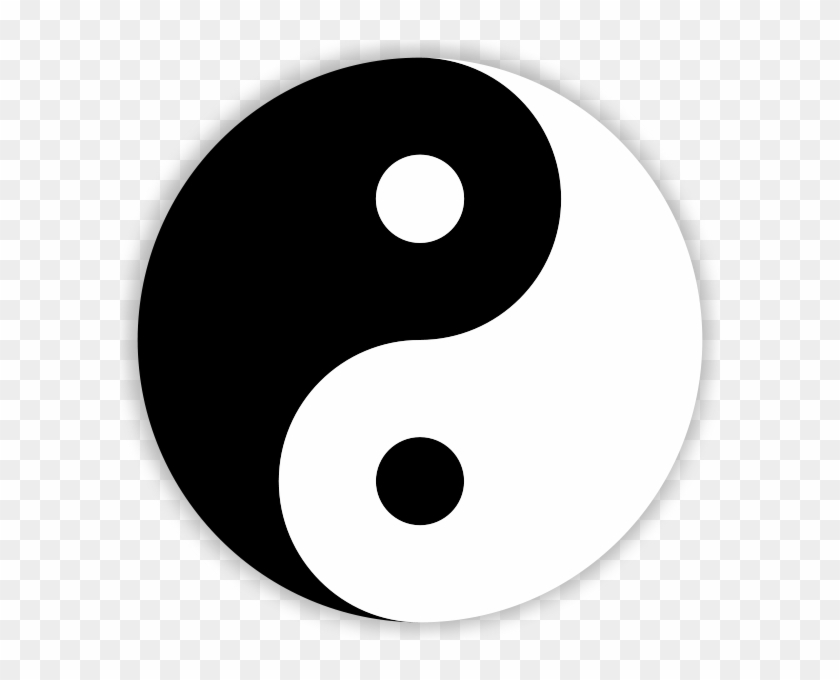 The - Yin And Yang Vector #1065645