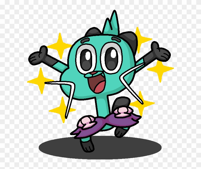 Shiny Dewott Gumball Watterson By Shawarmachine - Shiny Pokemon As Cartoon Characters #1065733