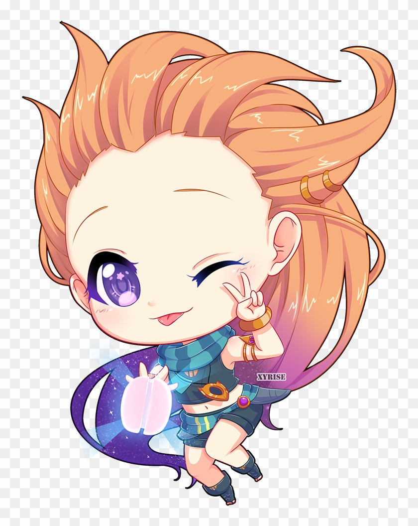 View Deviation - League Of Legends Chibi Zoe #1065799
