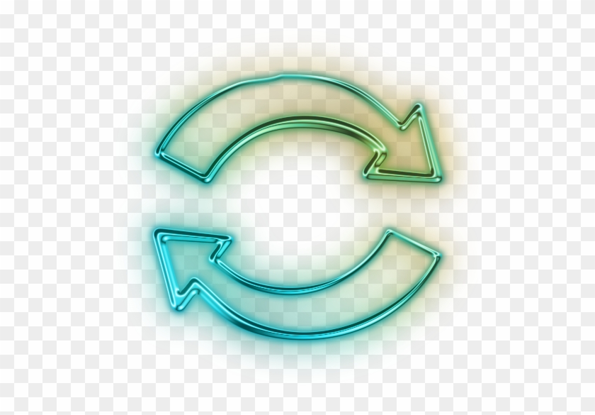 Computer Icons Arrow Symbol Clip Art - Glowing Green Neon Arrow Png #1065844
